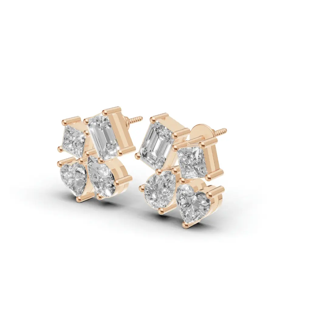 Rosheen diamond stud earring .webp