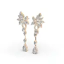 Diamond studded pavo earring.webp