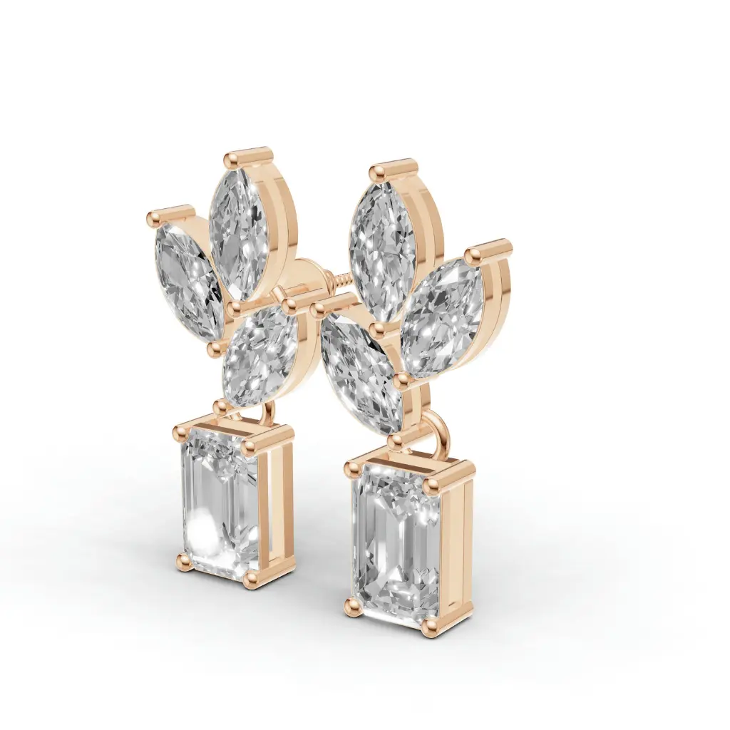 Lillyan drop Emerald earring.webp