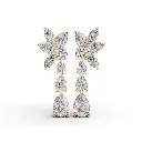 Clara dangle diamond earring
