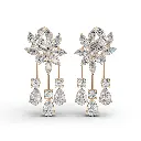 Neria diamond drop earring