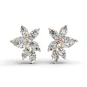 Mystical diamond stud earring