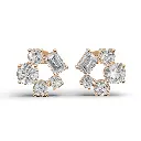 Lyra Dot diamond stud earring
