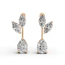 Shea drop diamond earring