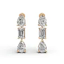 Eli emerald drop earring