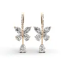 Petalej diamond hoops