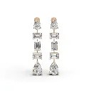 Shanayra drop diamond earring