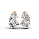 Oda X diamond studs