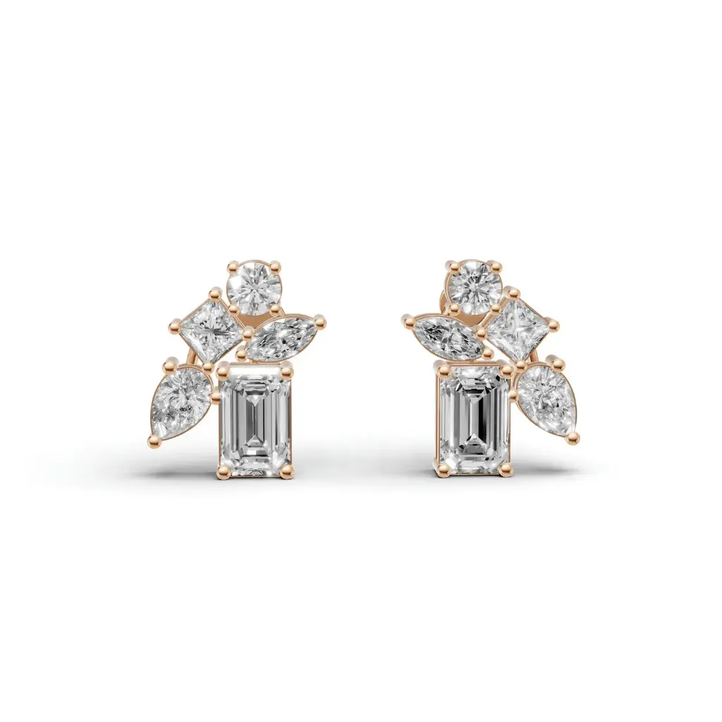 Verarc Emerald studs