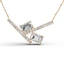 Grace cross diamond pendant