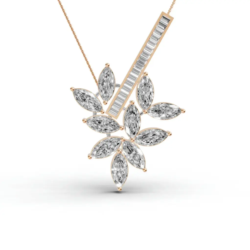 Fiobarre diamond pendant
