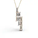 Sparkling baori diamond pendant