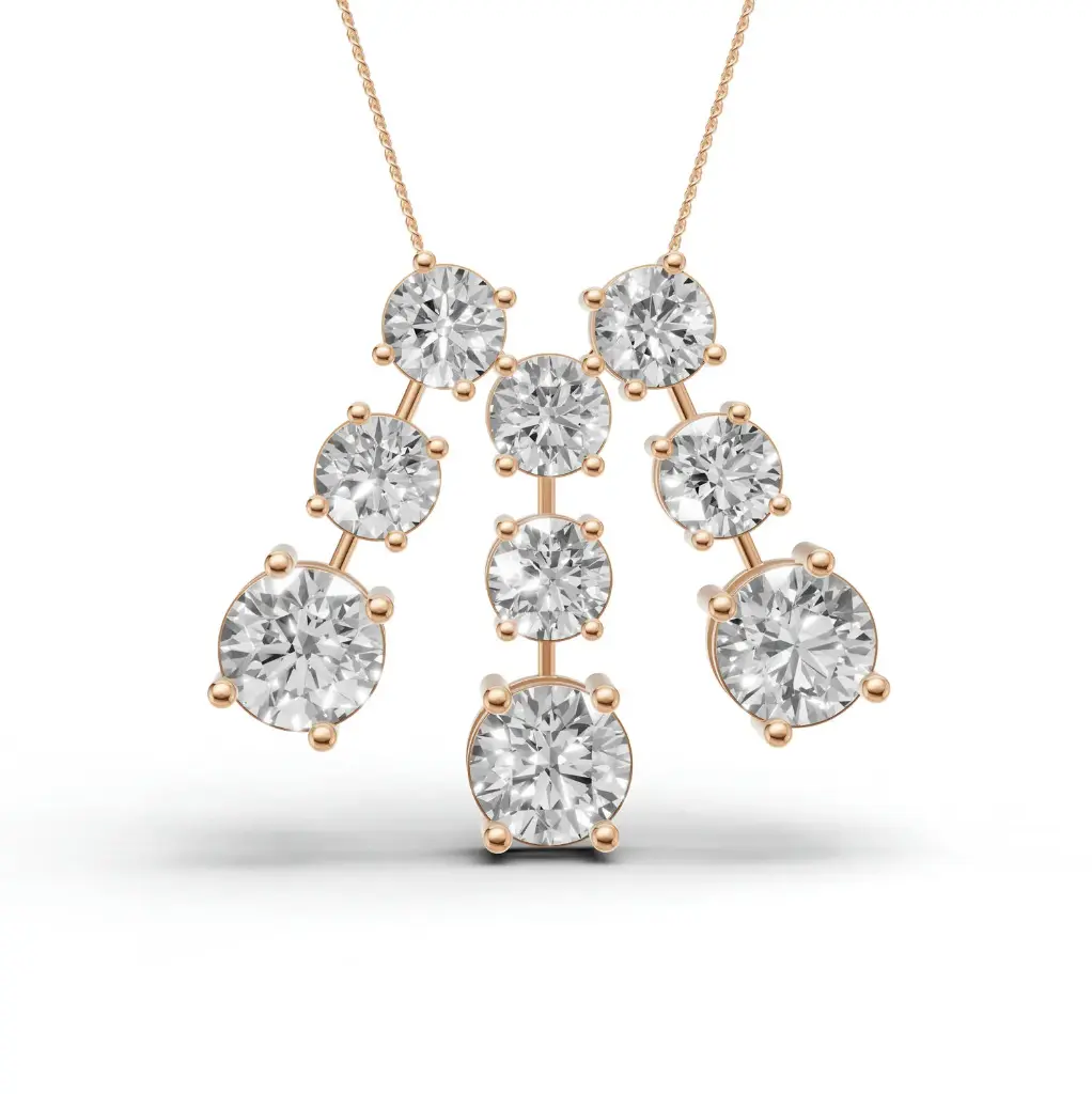 Calaeno diamond pendant
