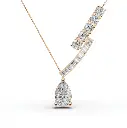 Swirlestis diamond pendant